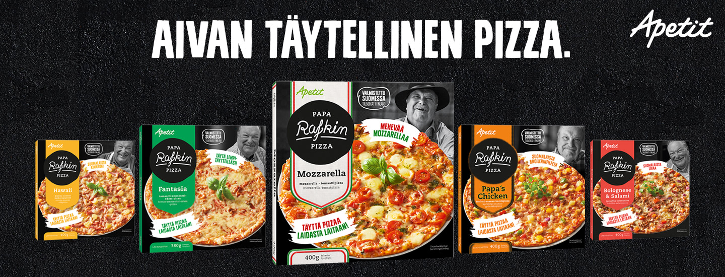 Suomalainen pakastepizza!