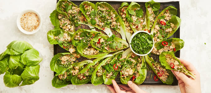 Larb gai eli thaimaalainen kanasalaatti680x300