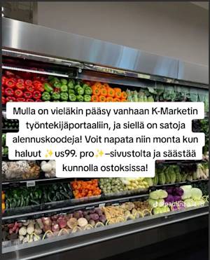 K-Market TikTok Huijauskuva (7)
