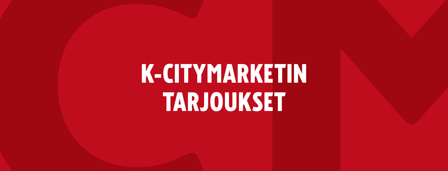 K-Citymarketin kodin-, kosmetiikan- ja pukeutumisen tarjoukset