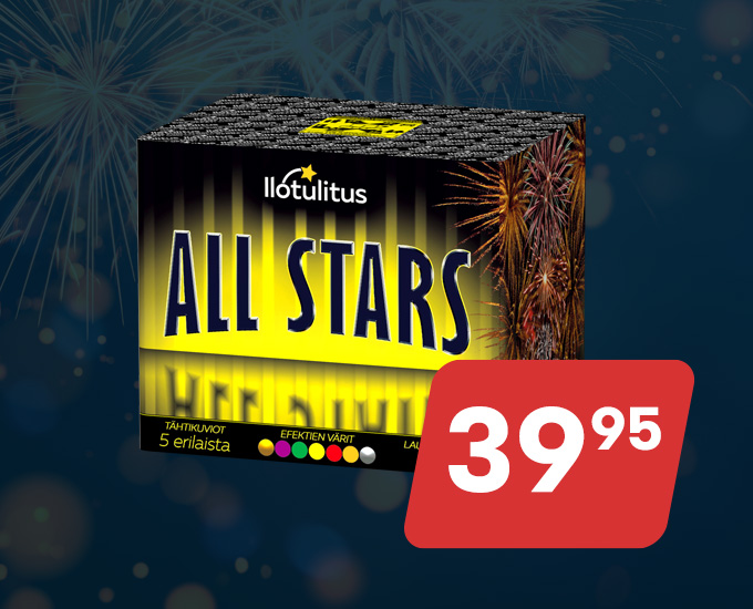 Ilotulitteet Allstars-tähtipata