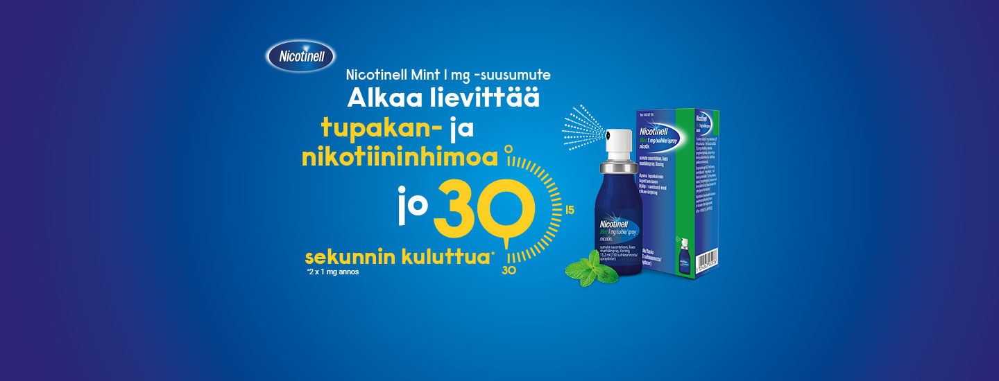 Haaveiletko savuttomasta ja nikotiinittomasta elämästä?