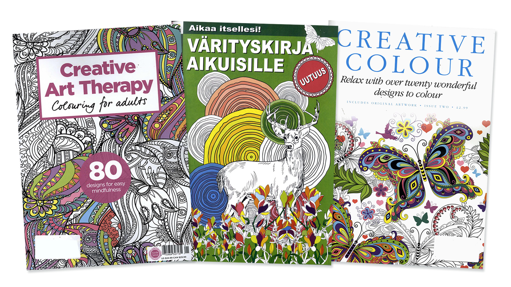 Aikuisten värityskirja – hetki helppoa mielelle