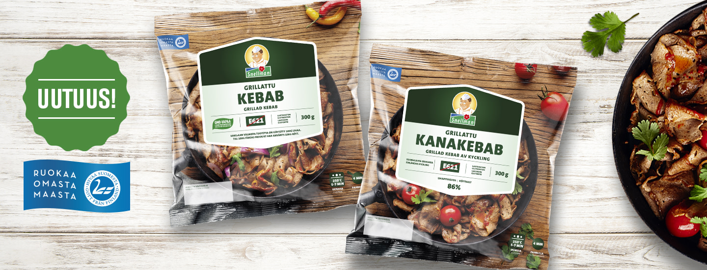 Herra Snellmanin grillatut kebabit