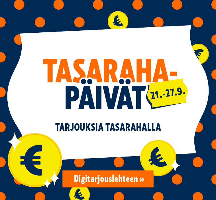 Tarjouksia tasarahalla K-Supermarketista - Tervetuloa!