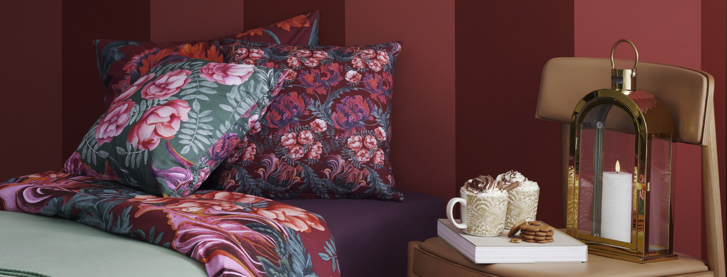 Talvitunnelmaa kodin tekstiileillä