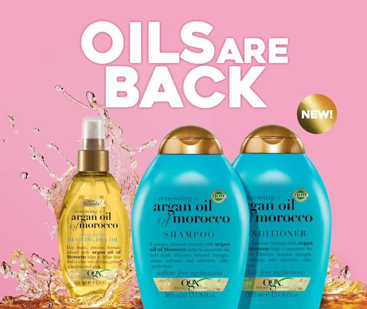 OGX Argan Oil hiustuotteet 
