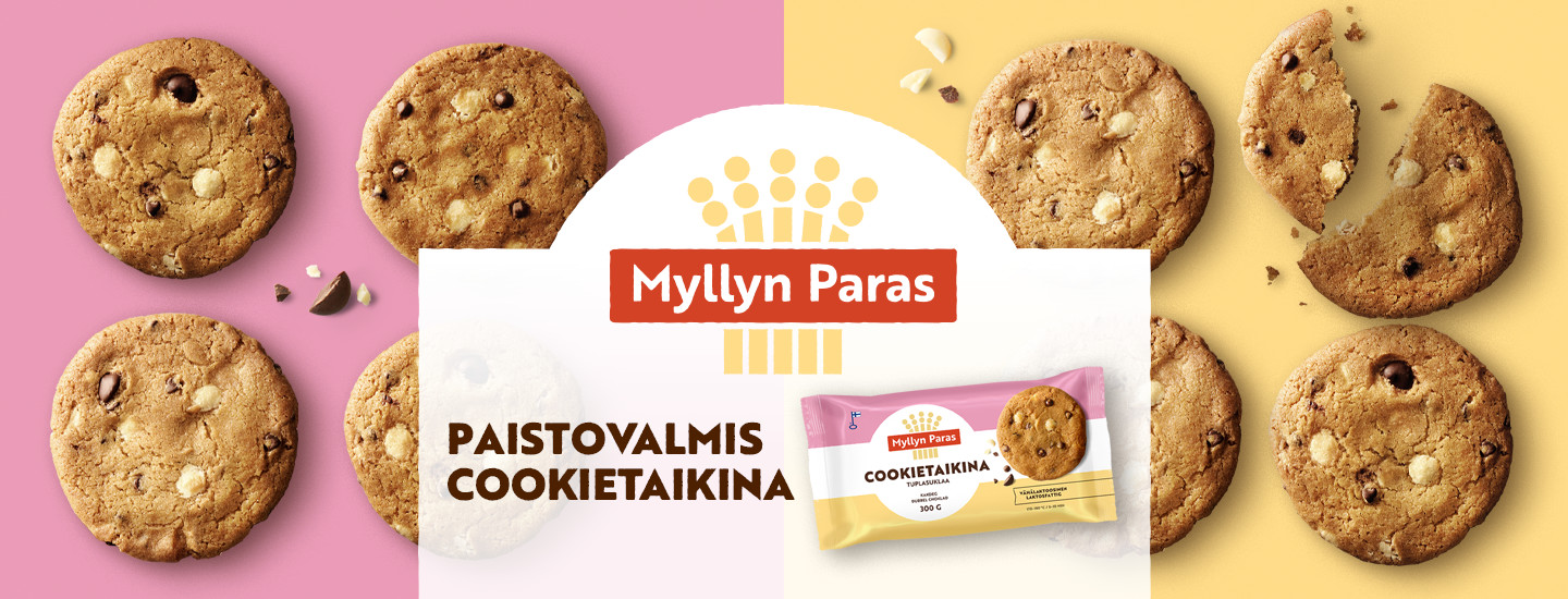 Herkullisen monipuolinen Myllyn Paras Cookietaikina