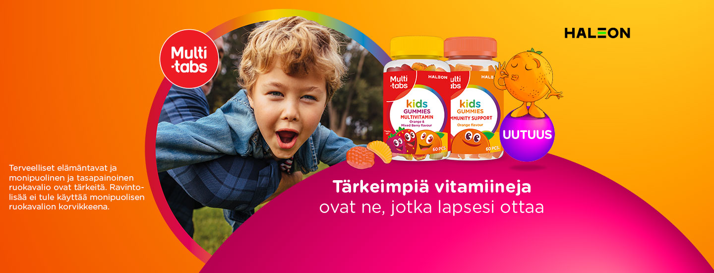 Tärkeimpiä vitamiineja ovat ne, jotka lapsesi ottaa!