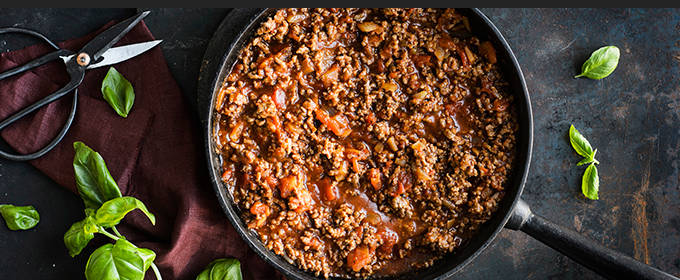 ruokareviiri jauhelihakastike