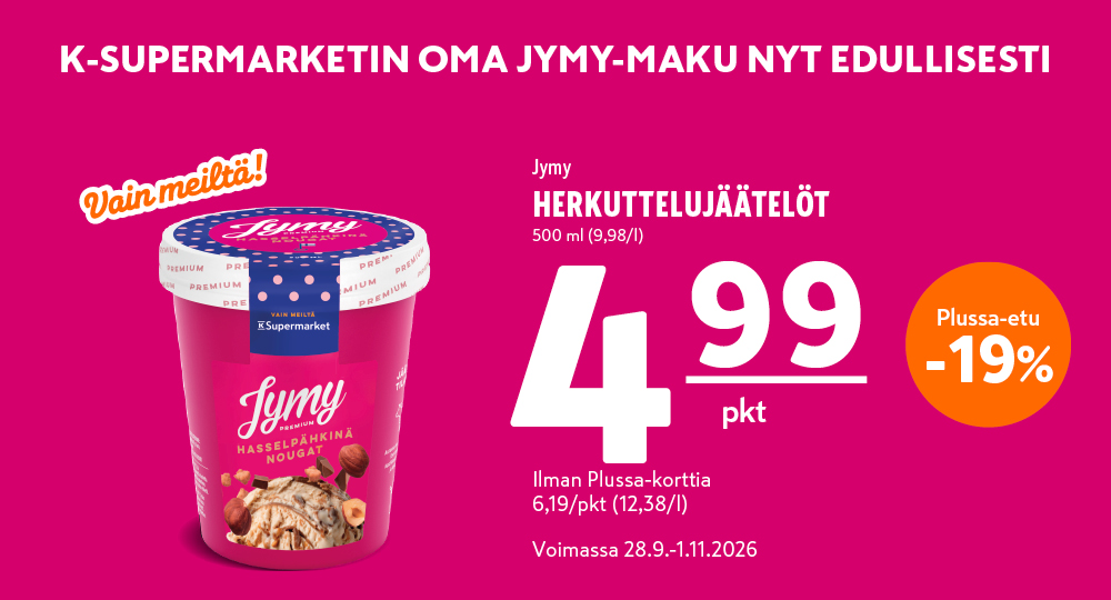 KSM verkkosivu tarjousbanneri 42LV 2026 promo Jymy 1000x540