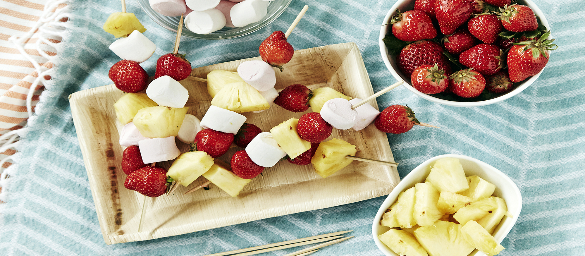 Hedelmäisiä tarjottavia lastenjuhliin