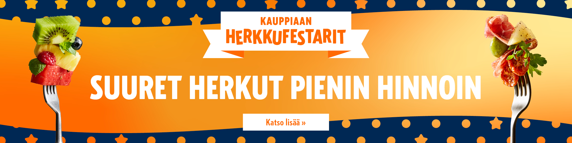 Tervetuloa Herkkufestareille 6.-12.7.2026 K-Supermarkettiin!