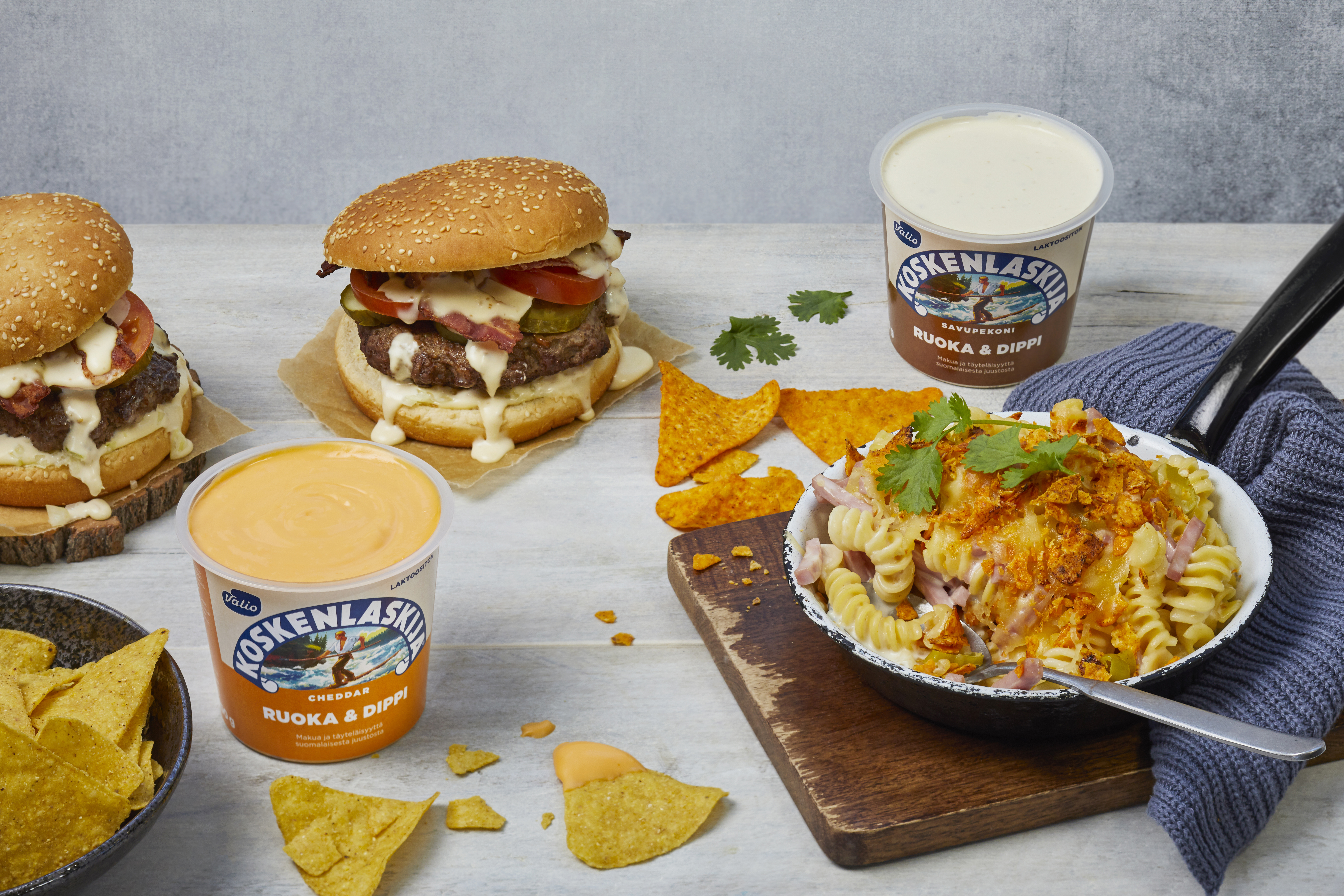 Valio Koskenlaskija® Ruoka & Dippi – rennon ruoanlaittajan salaisuus