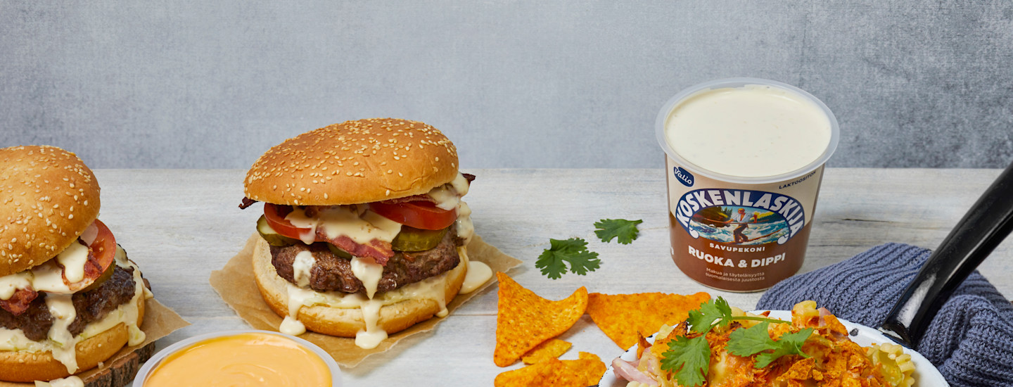 Valio Koskenlaskija® Ruoka & Dippi – rennon ruoanlaittajan salaisuus