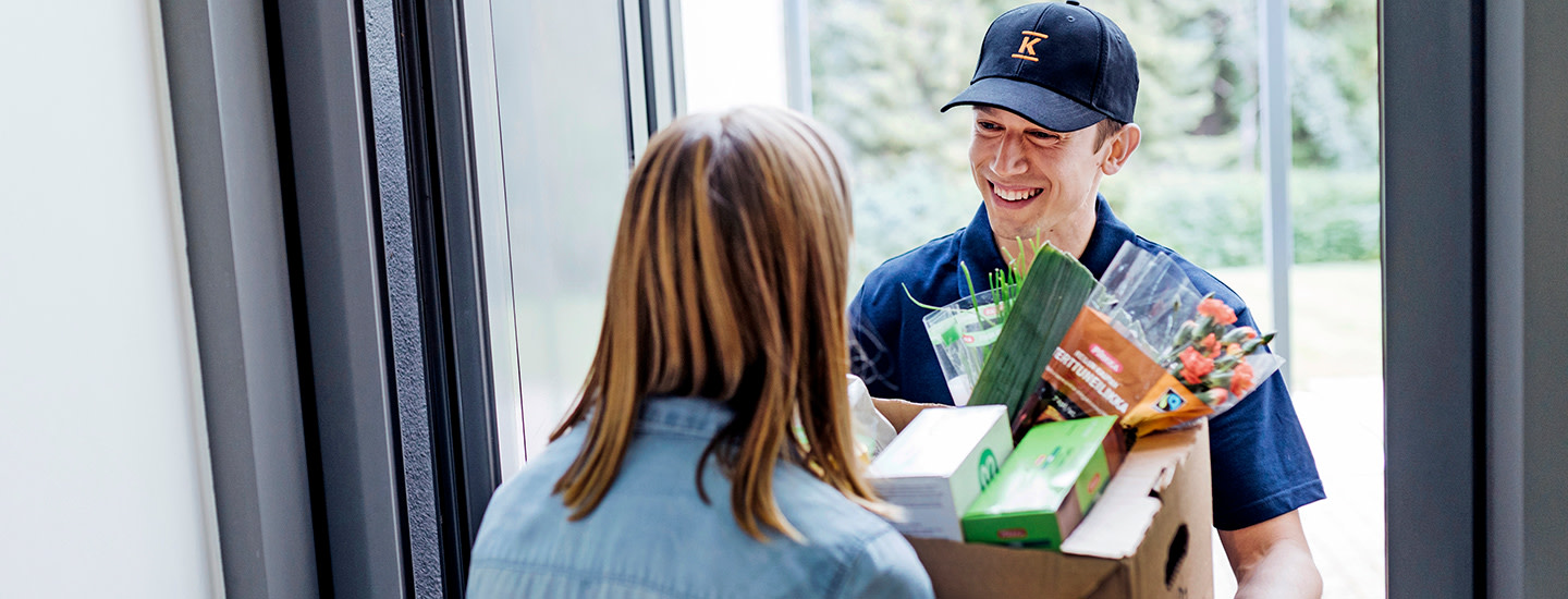 Tuodaanko kotiin vai noudatko itse?