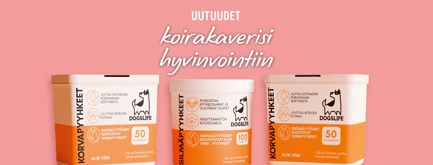 Uutuudet koirakaverimme hyvinvointiin