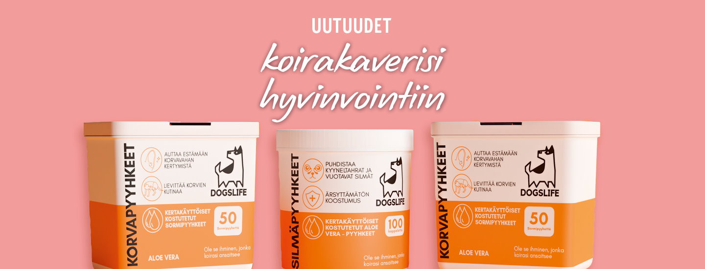 Uutuudet koirakaverimme hyvinvointiin
