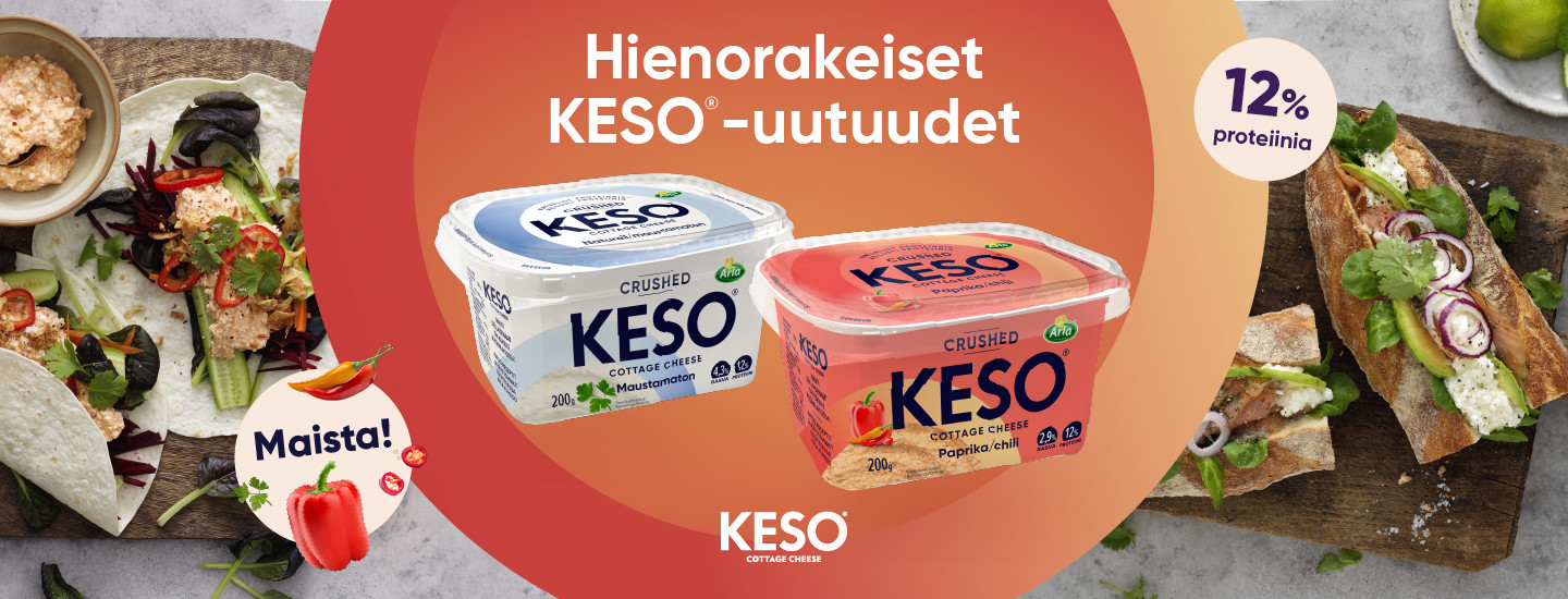 Murskaavan herkulliset Arla KESO-uutuudet