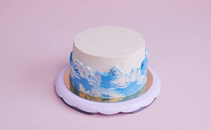 Marenkivoikreemikakku marmorikuvio Kakku2 680x420