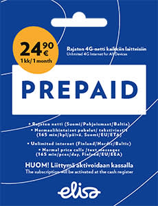 895469 Elisa BL Prepaid pakkaus Rajaton 4G 2490e 10 23