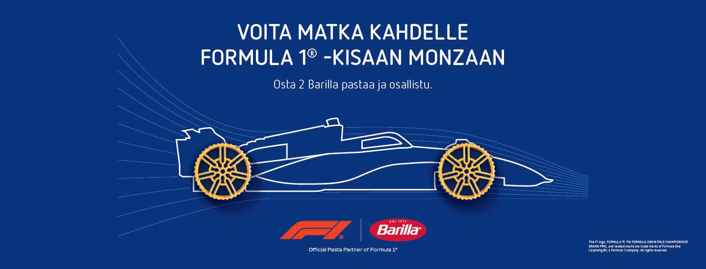 Barilla Formula1 K-ruoka-fi