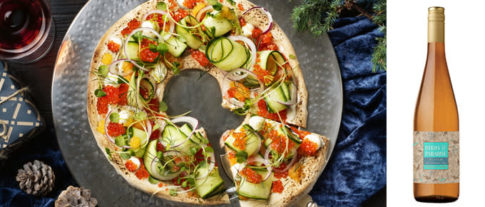 Joulupizza mädistä viinisuositus