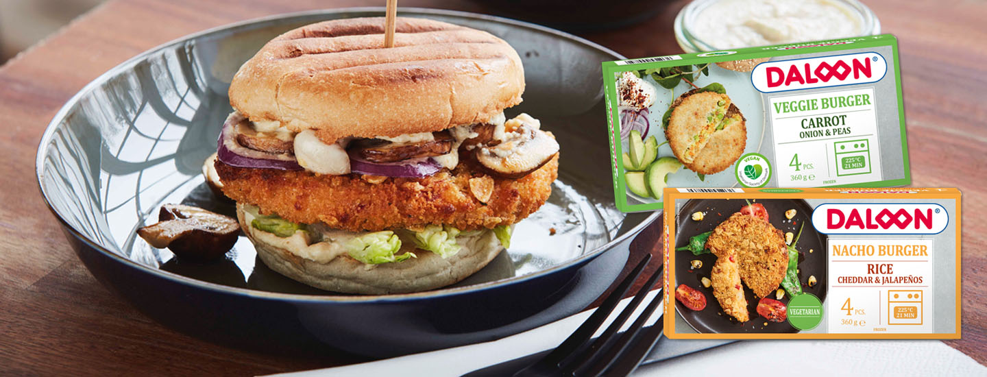 Uudet Daloon kasvisburgerpihvit sopivat grilliin ja hampurilaisen väliin