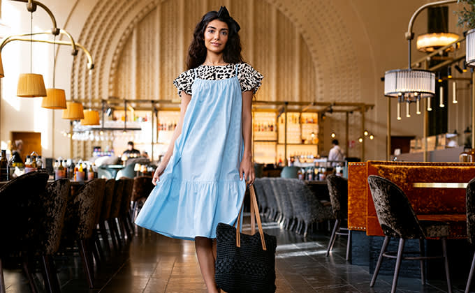 PI06-7 22 vaaleansininen mekko 680