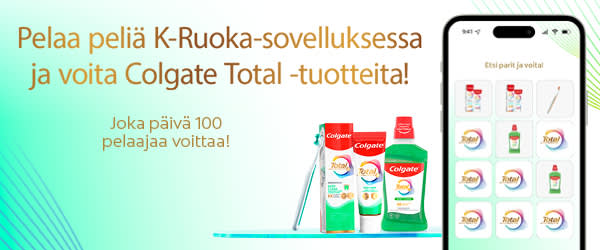 Colgate Total muistipeli SS 600x250 SU