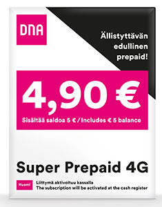DNA Super Prepaid 4G kuvitus