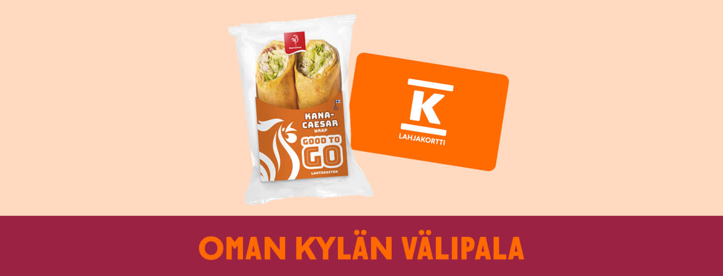 Osta ja voita 150 € arvoinen K-lahjakortti