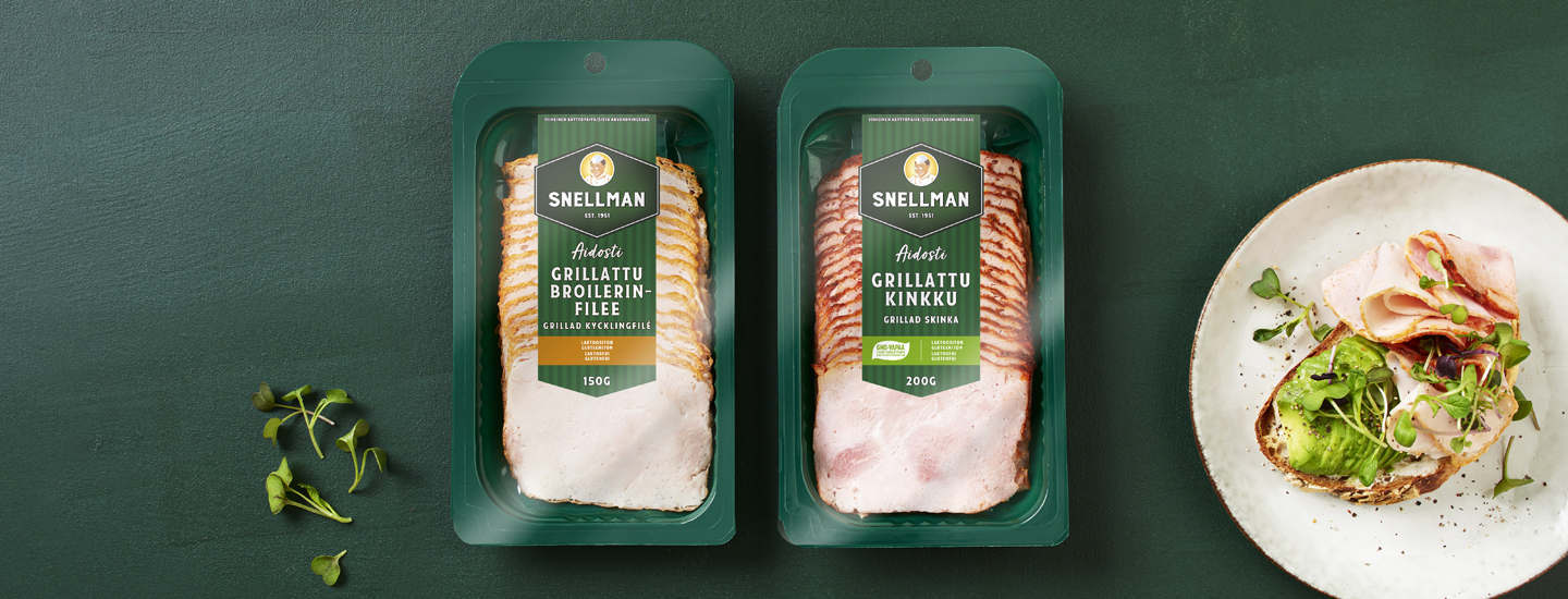 Aidosti Grillatut leikkeleet Snellmanilta