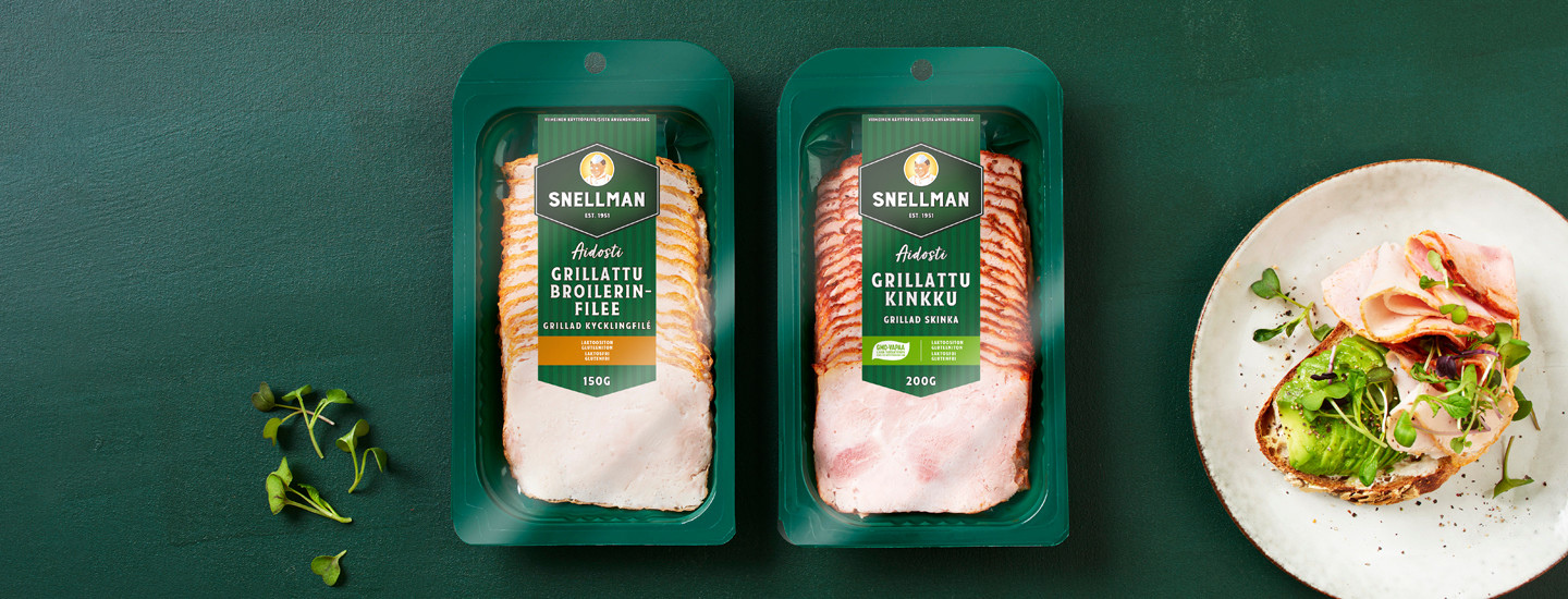 Aidosti Grillatut leikkeleet Snellmanilta