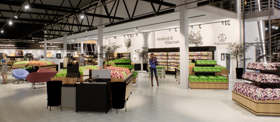 Visioita tulevaisuuden ruokakaupasta