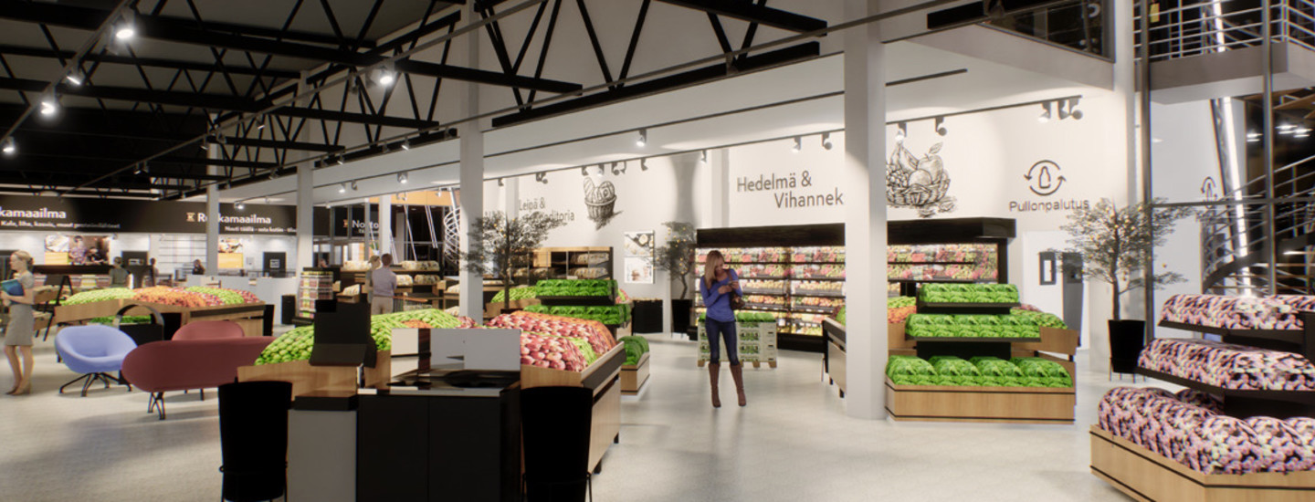 Visioita tulevaisuuden ruokakaupasta