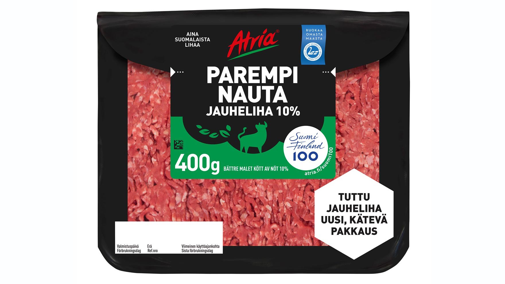 Atrian uusi jauhelihapakkaus helpottaa arkea