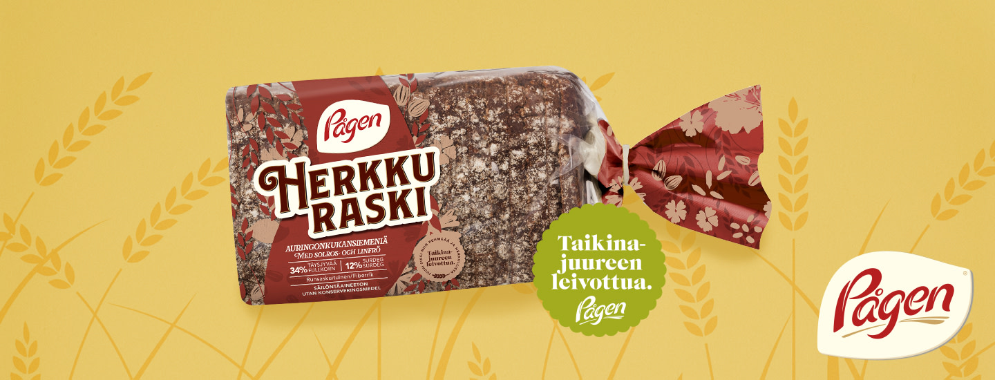 Pågen Herkkuraski – täysjyväinen taikinajuurilimppu