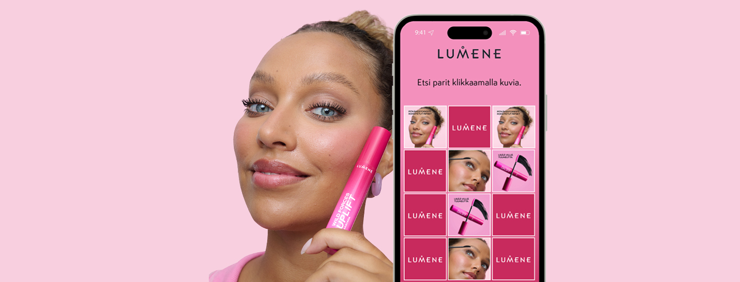 Lumene mascaran sovelluspeli