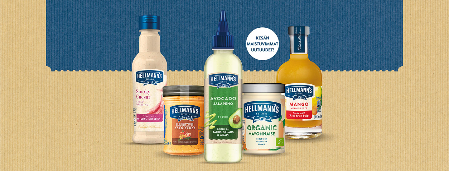 Kesän maistuvimmat maustekastikkeet Hellmann´silta