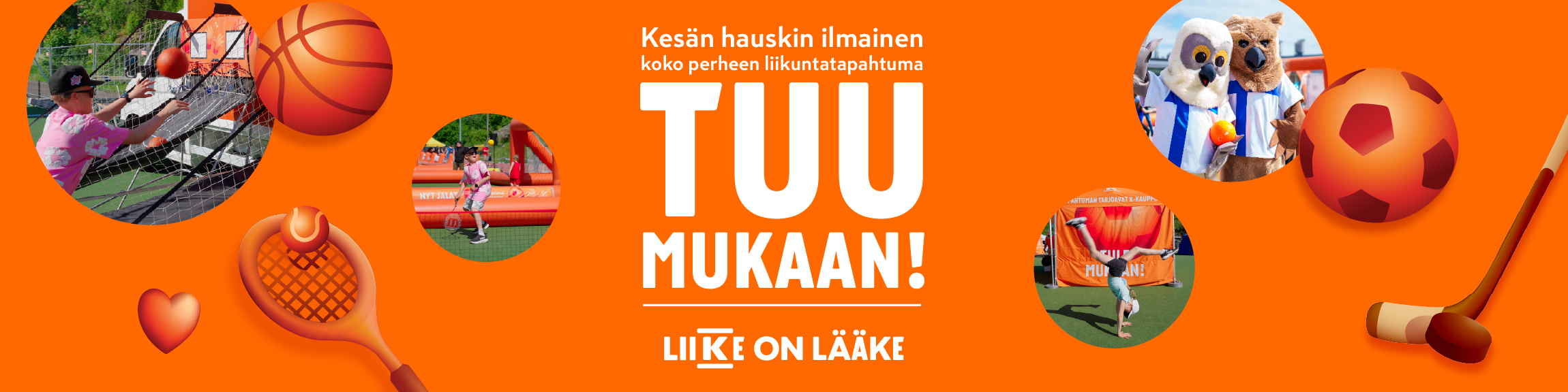 Maksuton koko perheen liikuntapäivä - Osallistu myös arvontaan! Lue lisää >>