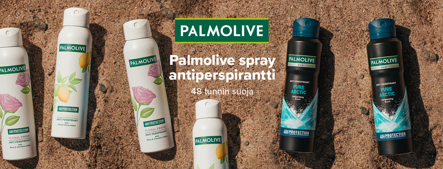 Ihastu Palmoliven uusiin spray antiperspirantteihin 