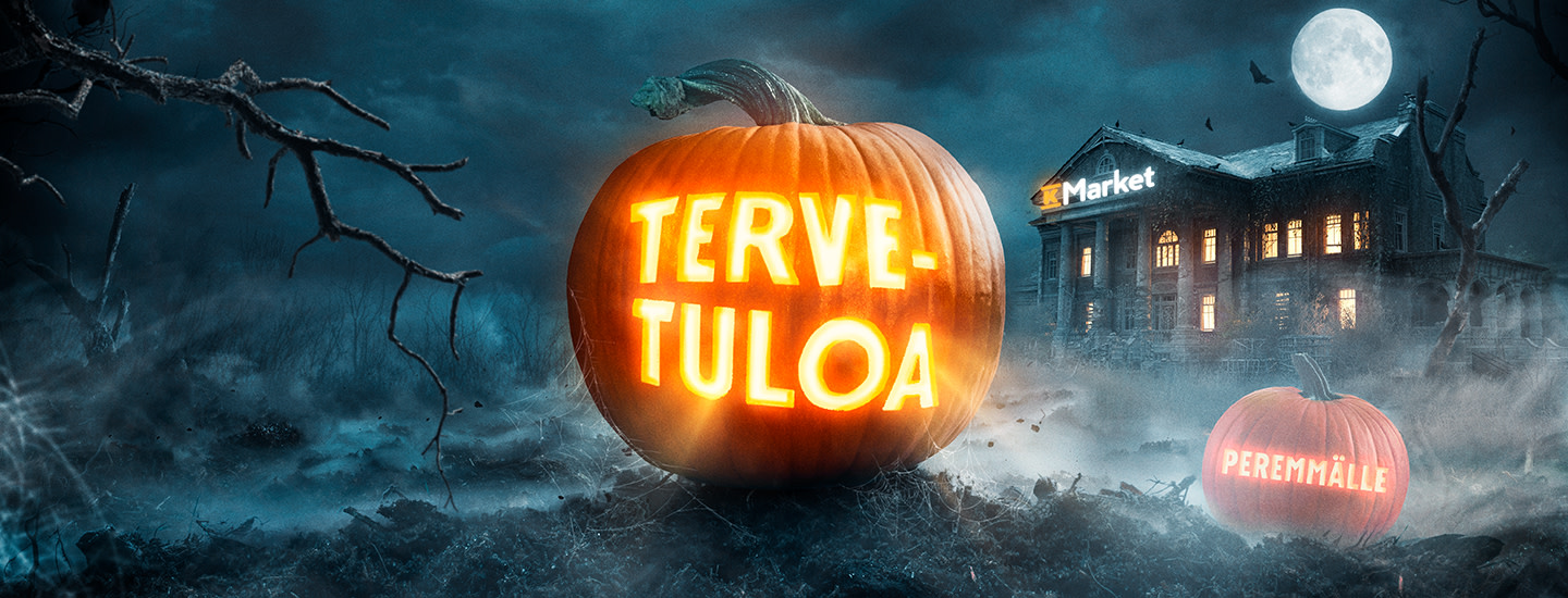 Hyytävän hyvä halloween Oman kylän kaupasta