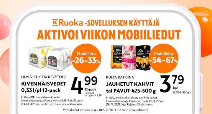 VKO-19 K-Plussa Mobiiliedut 2026 2-tuotetta-pohja kuvituskuva 1000x540 ID 10157