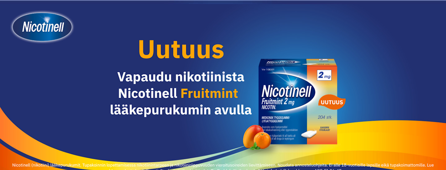 Uusi Nicotinell Fruitmint