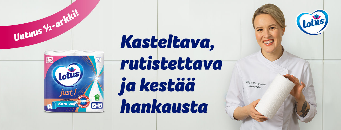 Kokeile rohkeasti uutta, Lotus Just1 eXtra Long -talouspaperia