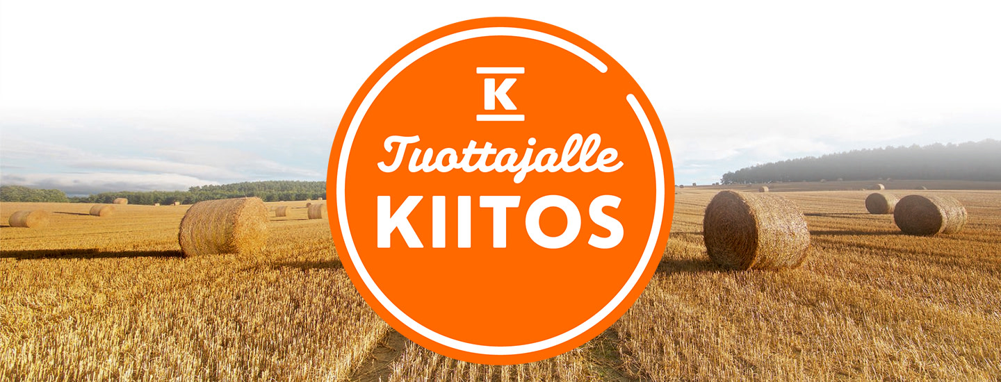 Tuottajalle kiitos