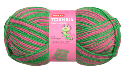 Online 400x-Pirkka raitaneulelanka 150g Toukkis