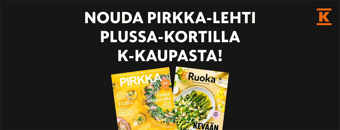 Pirkka-lehti 4 26 kauppajakelu hero 1440x550