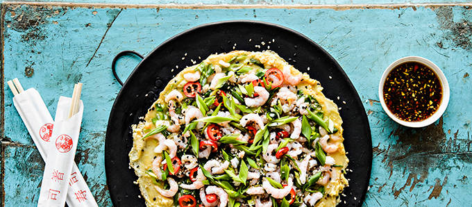 Korealainen katkarapumunakas